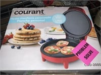 Courant 7-inch Personal Griddle and Pizza Maker -