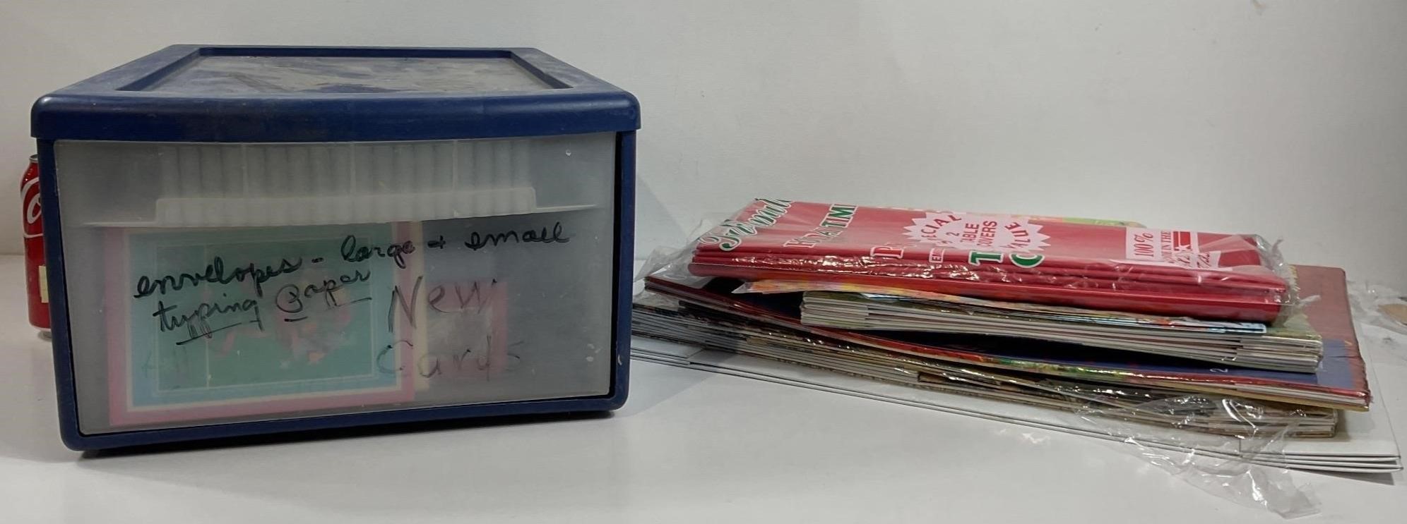 Storage drawer with Cards & Christmas boxes