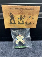 Vintage Lead-Cast Iron Baseball Player Toy- MIP-#7