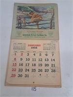 1956 Advertising Calendar