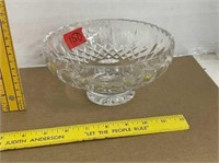 Footed Crystal Bowl