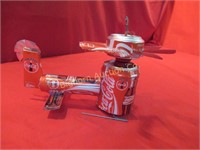 Coca-Cola Helicopter Made from Authentic Coke Cans