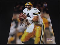BRETT FAVRE SIGNED 8X10 PHOTO WITH COA PACKERS