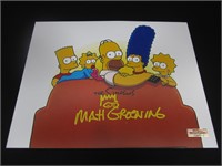 MATT GROENING SIGNED 8X10 PHOTO WITH COA