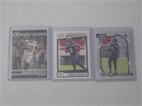 3 CARD LOT KENNETH GAINWELL ROOKIE SEAHAWKS