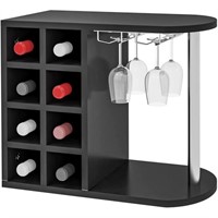 SDHYL Table Wine Rack with Glass Holder Countertop