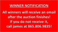 WINNER NOTIFICATION