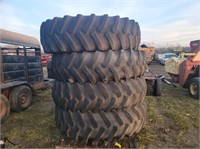 Set of 4 520/85R42 tires