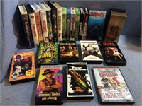 Movie Lot Of Assorted English VHS Tapes Including