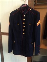 Military Marine Corps Dress Blue Jacket