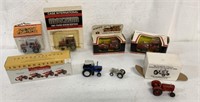 Lot of 8 1/64 Tractors,some NIB,various models