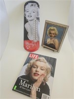 17" MARILYN MONROE METAL THERMOMETER-LIFE MAGAZINE