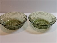 2pc Avocado Green Soreno Pattern Soup Cereal