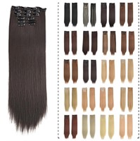 SM00000 LUHUL Clip in Hair Extensions 24"