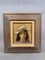 Robert Phillip, "Girl with a Hat," O/C.