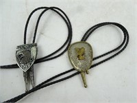Pair of Vintage Eagle Themed Bolo Ties