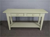 Ethan Allen 2 Drawer Hall Table