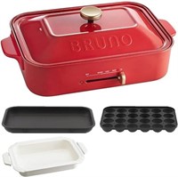 BRUNO Compact Hot Plate + Ceramic-Coated Pan