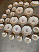 Over 30 Pieces Blush Pink Rosepoint Steubenville