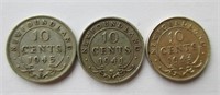 Newfoundland 10 Cent Pieces