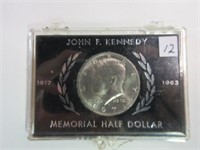 US JFK Cases 50 Cent Piece