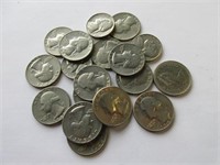 Lot of US 1960's 25 Quarters