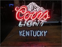 Coors Light Kentucky Neon Sign 24x20 inches