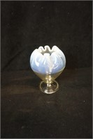 Crimped Fenton Vase Opalescent