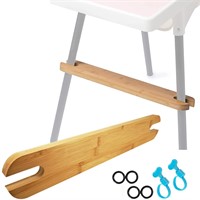 High Chair Footrest, Natural Bamboo Wooden Footres