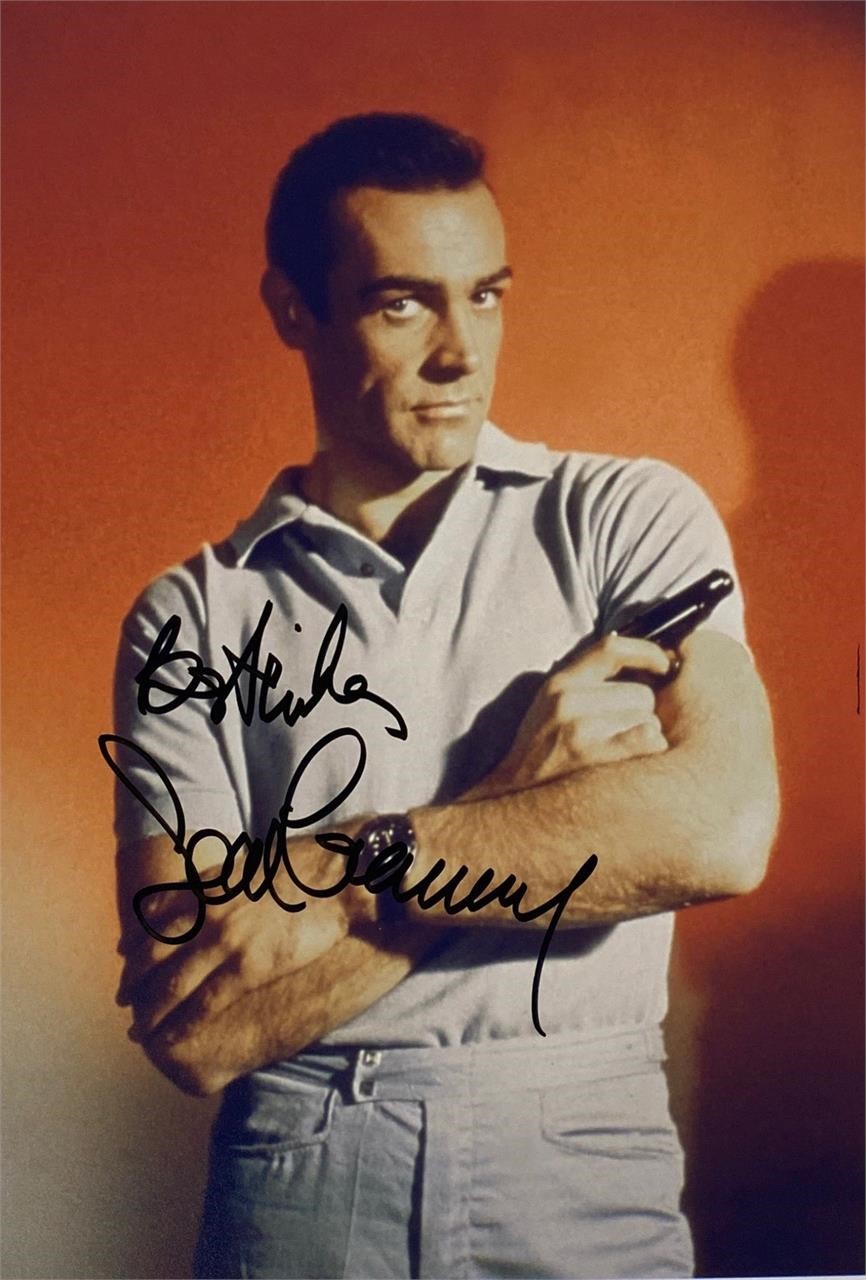 Autograph James Bond Sean Connery Photo
