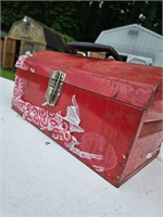 Vintage toolbox with all tools inside included