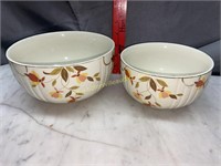 2 jewel tea mixing bowls