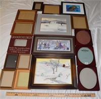 LOT - PICTURE, PRINTS AND FRAMES