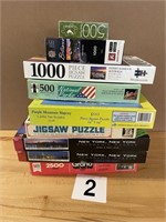 LARGE GROUP OF PUZZLES