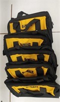 (5x) small DeWalt bags