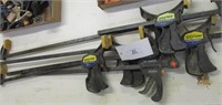 6 Quick-Grip Bar Clamps