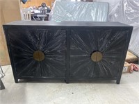 Ashley Black Mid Century Accent Cabinet