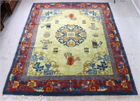 Chinese Sculpted Wool Area Rug, 8' x 10'2"