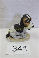 Homco Bassett Hound - Puppy Dog Figurine - 1983