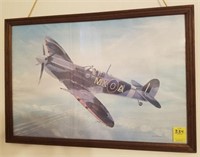 Plane picture signed by Jim Newman
