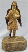 Folk art religious carving 13"                (N 1