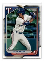 2024 Bowman Evan Carter Rookie #46