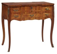 FRENCH LOUIS XV STYLE POUDRE TABLE VANITY