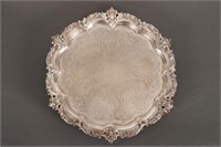 Stunning Victorian Sterling Silver Salver,