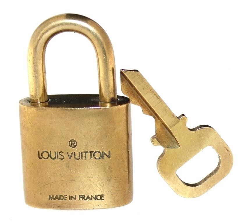 Buy Authentic Louis Vuitton Gold Brass Lock and Key Set 315 Online