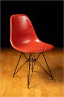 Vintage Herman-Miller Eames Chair in Red 3