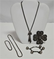 Snake Necklace, Brooch & More