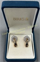 Birks Swarovski crystal earrings, Boucles