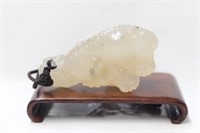 Chinese Soapstone Carved Toggle
