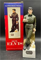 15" SGT. ELVIS McCORMICK MUSICAL DECANTER IN BOX
